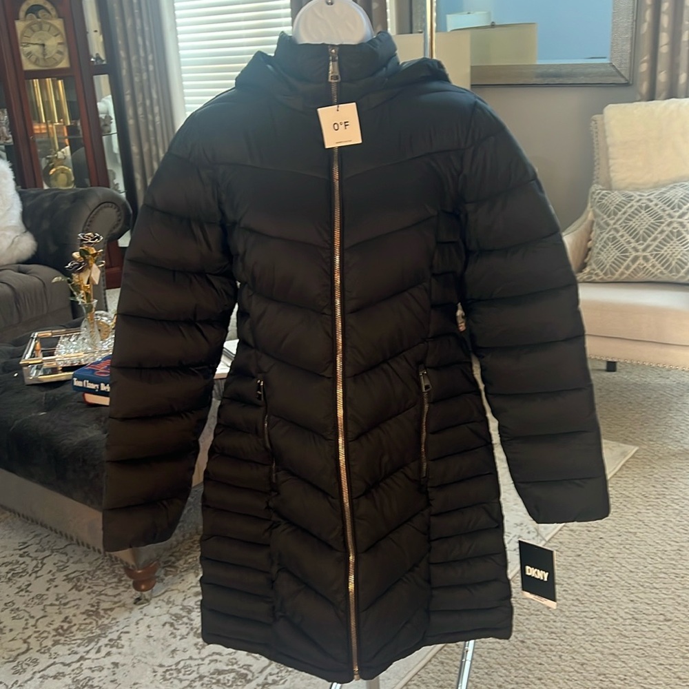 DKNY puffer coat